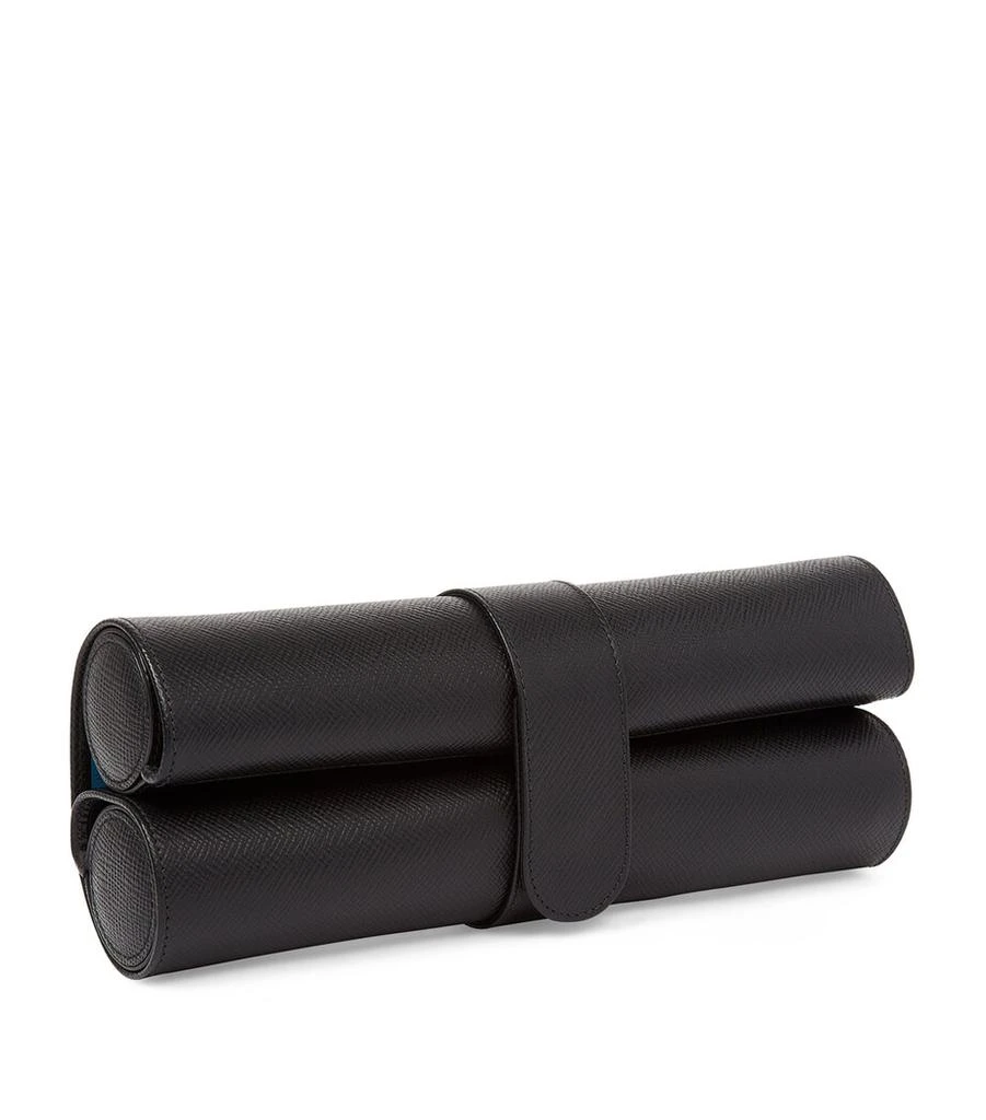 SMYTHSON Leather Roll-Up Chess Set 3