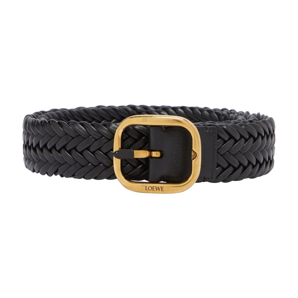 Loewe Rounded belt in leather - Belts - Free Shipping