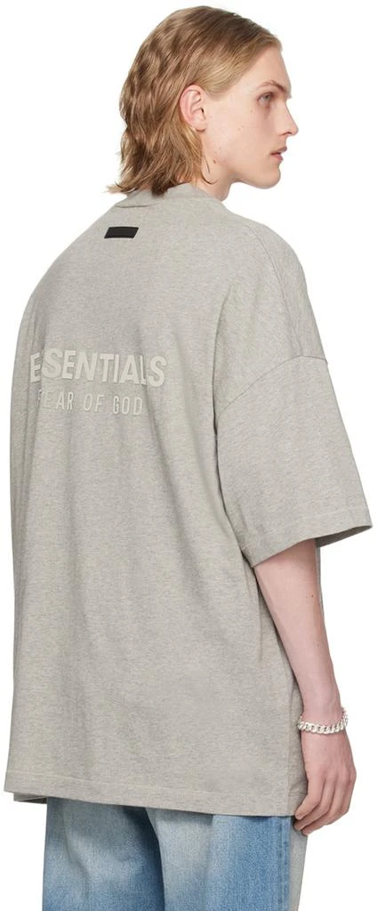 Fear of God ESSENTIALS Gray V-Neck T-Shirt 3