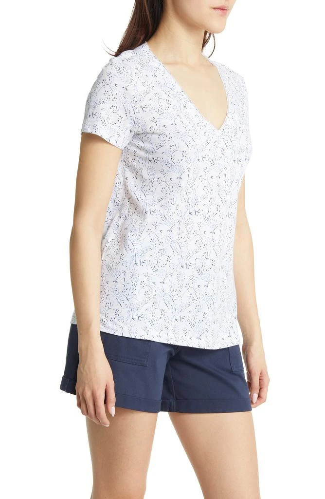 Caslon V-Neck Short Sleeve Pocket T-Shirt 3