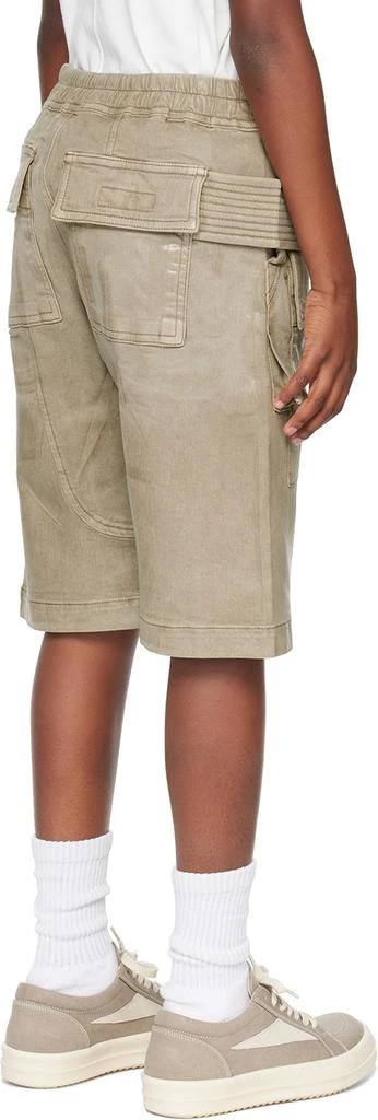 Rick Owens Kids Off-White Creatch Cargo Pods Denim Shorts 3