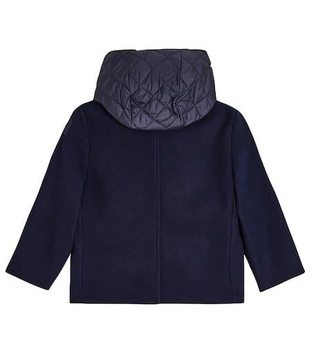 IL GUFO Double-breasted hooded coat 4