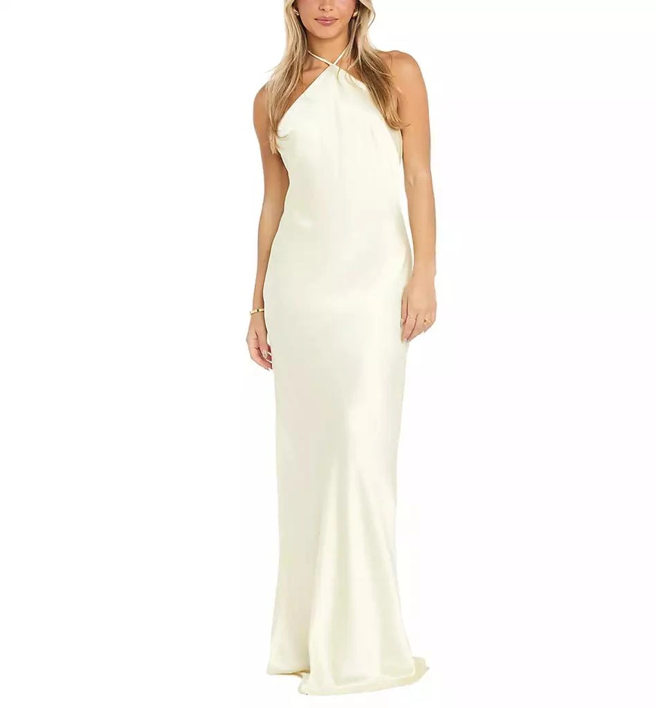 Morgan & Company Juniors' Halter-Neck Slip Dress 1