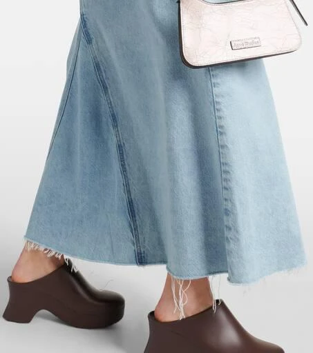 FRAME Dorothy denim maxi skirt 5