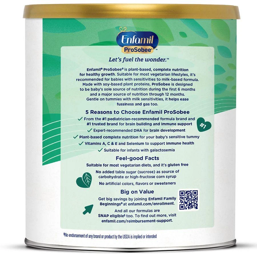 Enfamil Prosobee Soy-Based Infant Formula For Sensitive Tummies 2