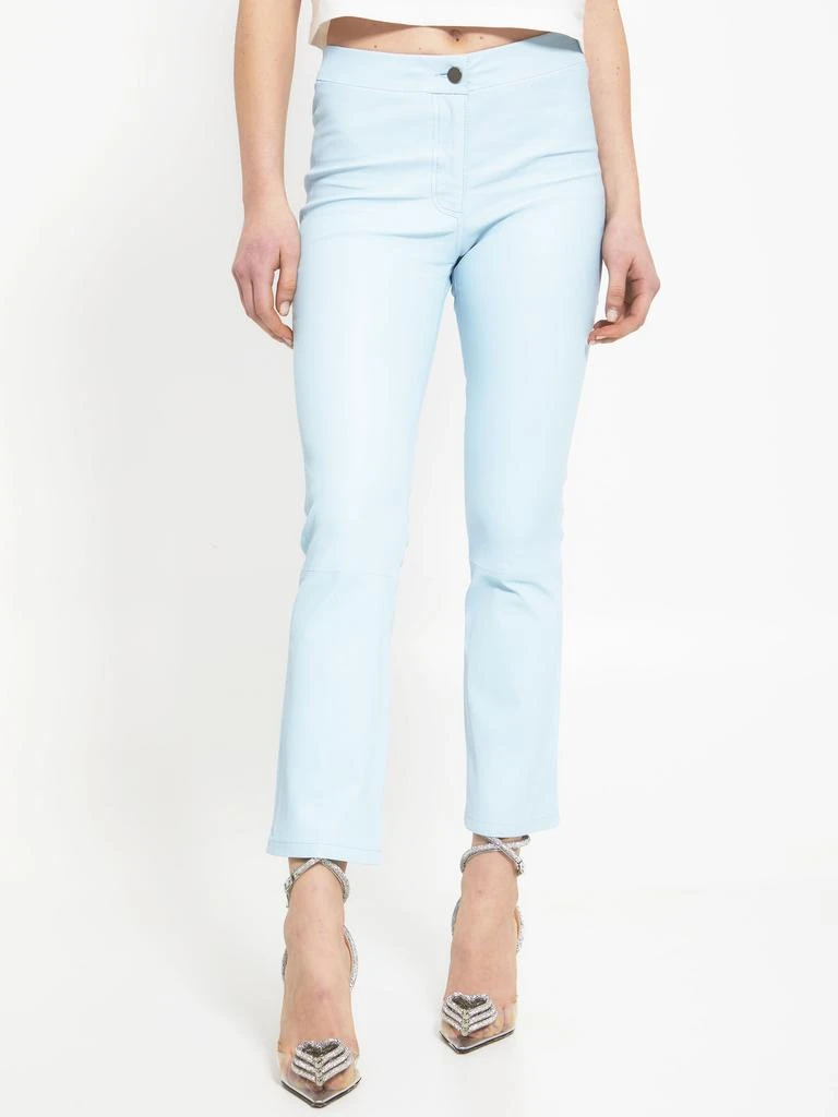 Arma Light-blue leather pants 2