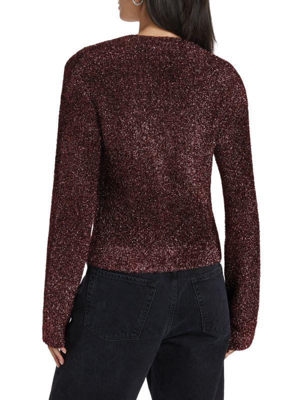 Derek Lam Kalena Metallic Cardigan