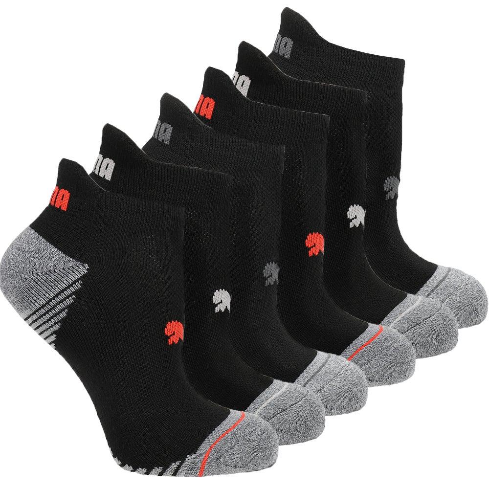 Puma 6Pk 1/2 Terry Low Cut Socks