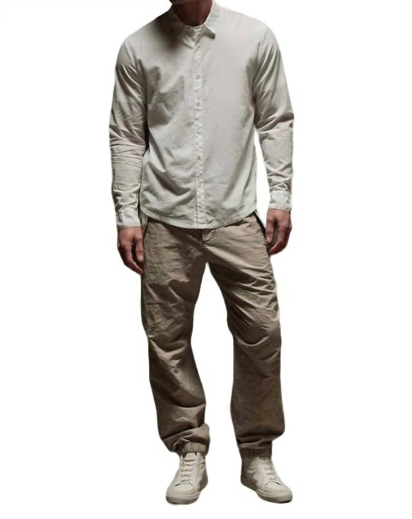 James Perse Standard Shirt In White 1