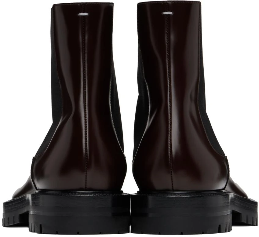 MAISON MARGIELA Brown Tabi Chelsea Boots 2