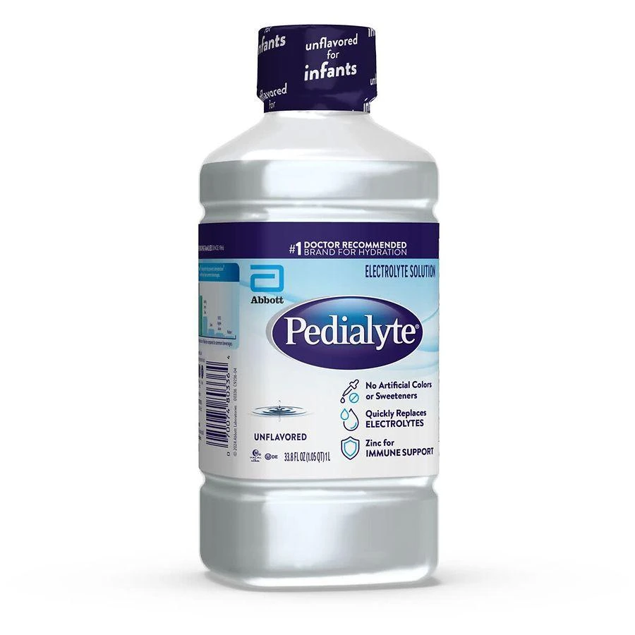 Pedialyte Electrolyte Solution Unflavored 3