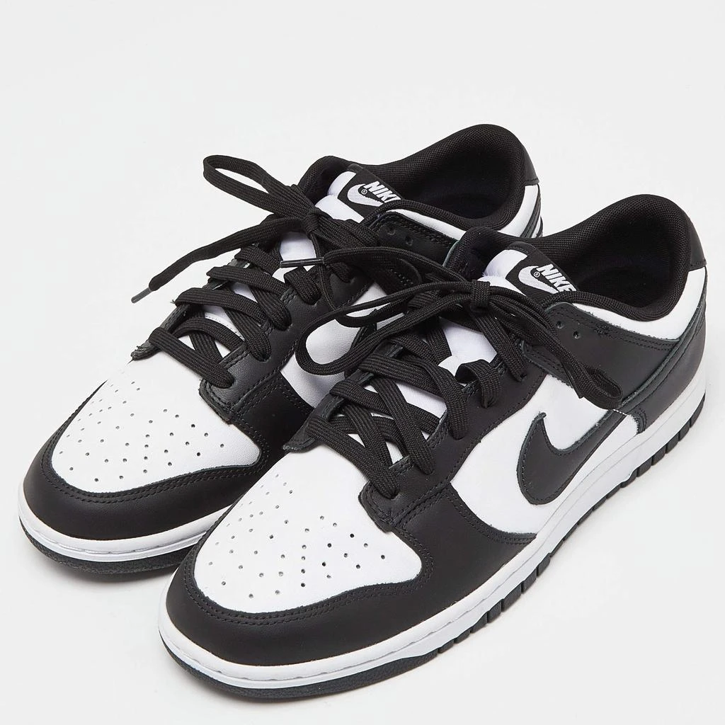 Nike Nike Black/White Leather Dunk Low Top “Panda” Sneakers Size 46 2