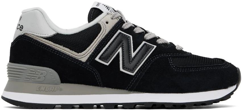 New Balance Black 574 Core Sneakers 1