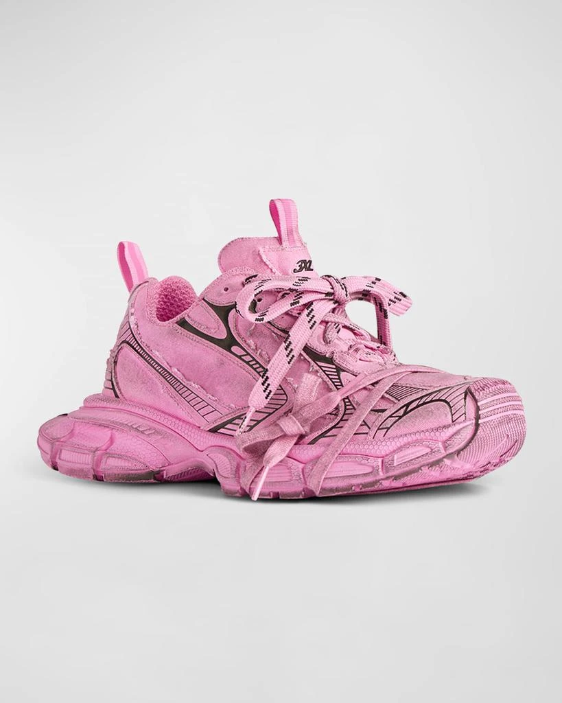 Balenciaga 3XL Distressed Canvas Chunky Trainer Sneakers 2