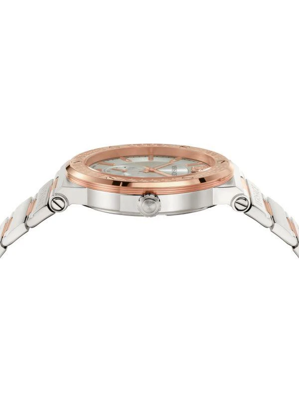 Versace Greca Icon 41MM Two Tone Stainless Steel Bracelet Watch 3