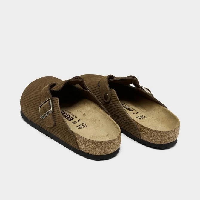 Birkenstock Men's Birkenstock Boston Corduroy Suede Embossed Clogs 4