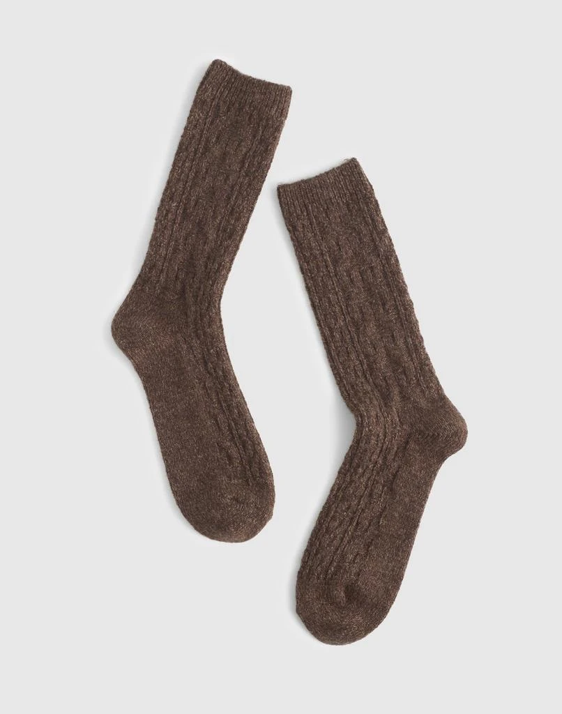 Madewell Cable-Knit Trouser Socks