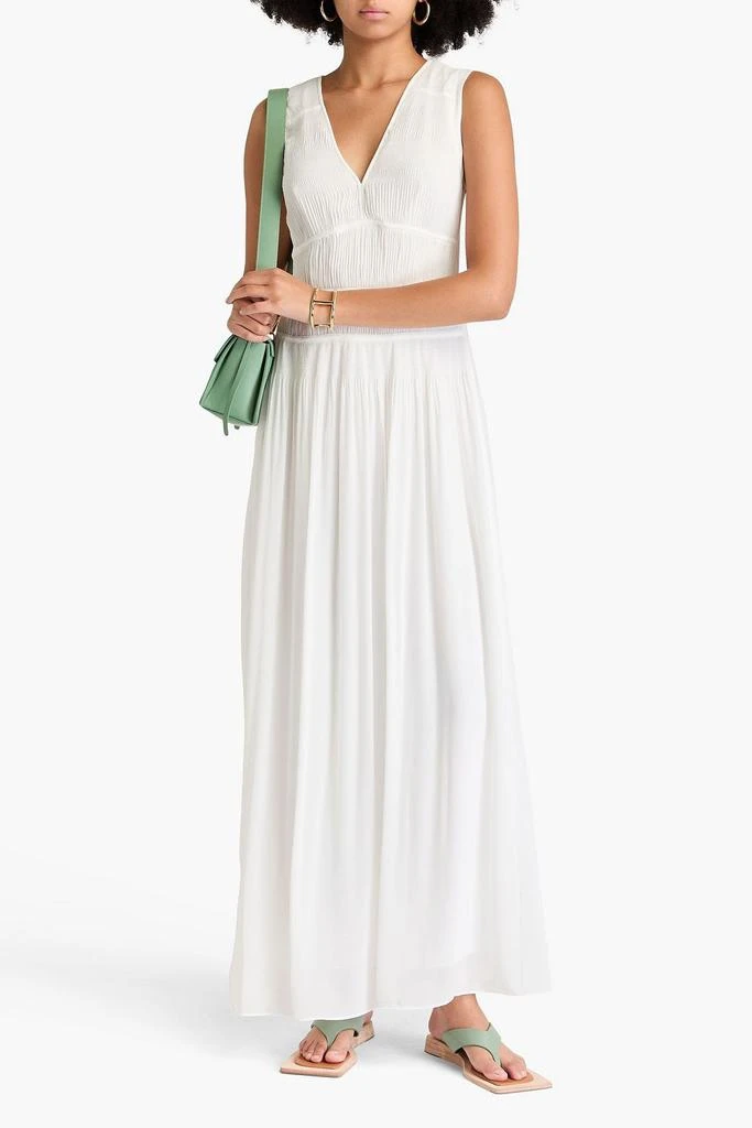 Saul pliss crepe de chine maxi dress  On Sale Now with Up to 65% Off |  Discover Exclusive Deals & Savings at BeyondStyle  Authentic Diane von  Furstenberg dresses|women|maxi dresses|clothing with