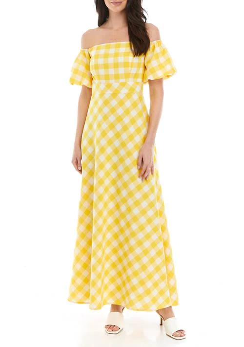 Crown & Ivy™ Ivy Jewel Moser X Crown Ivy The Yello Dress 1