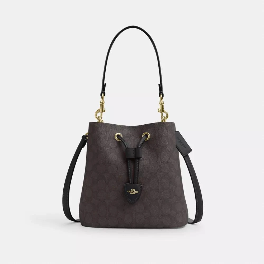 Coach Rowan Bucket Bag In Signature Canvas 1