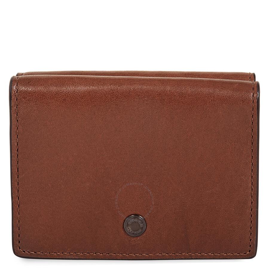 Coach Saddle Trifold Origami Coin Wallet