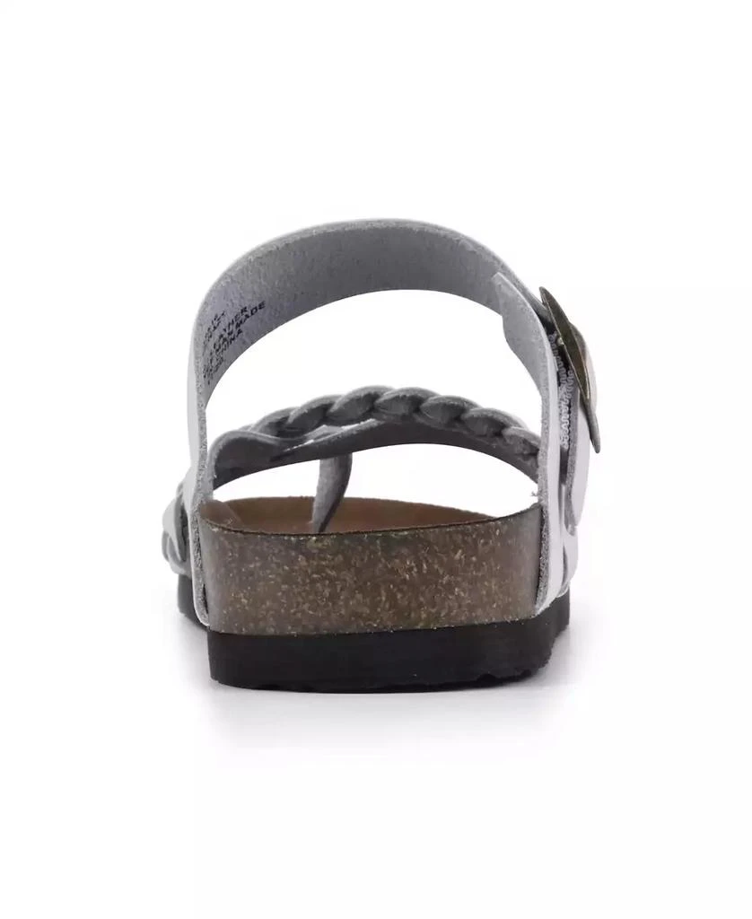 White Mountain Women's Hazy Footbed Sandals 9