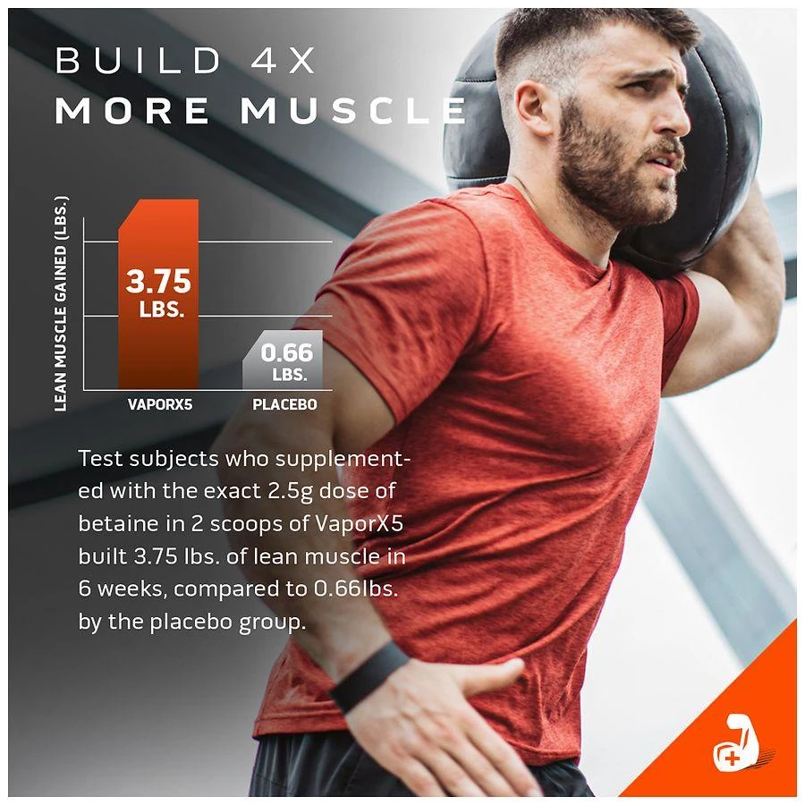 MuscleTech VaporX5 Pre-Workout Blue Razz Freeze, 30 Servings 6