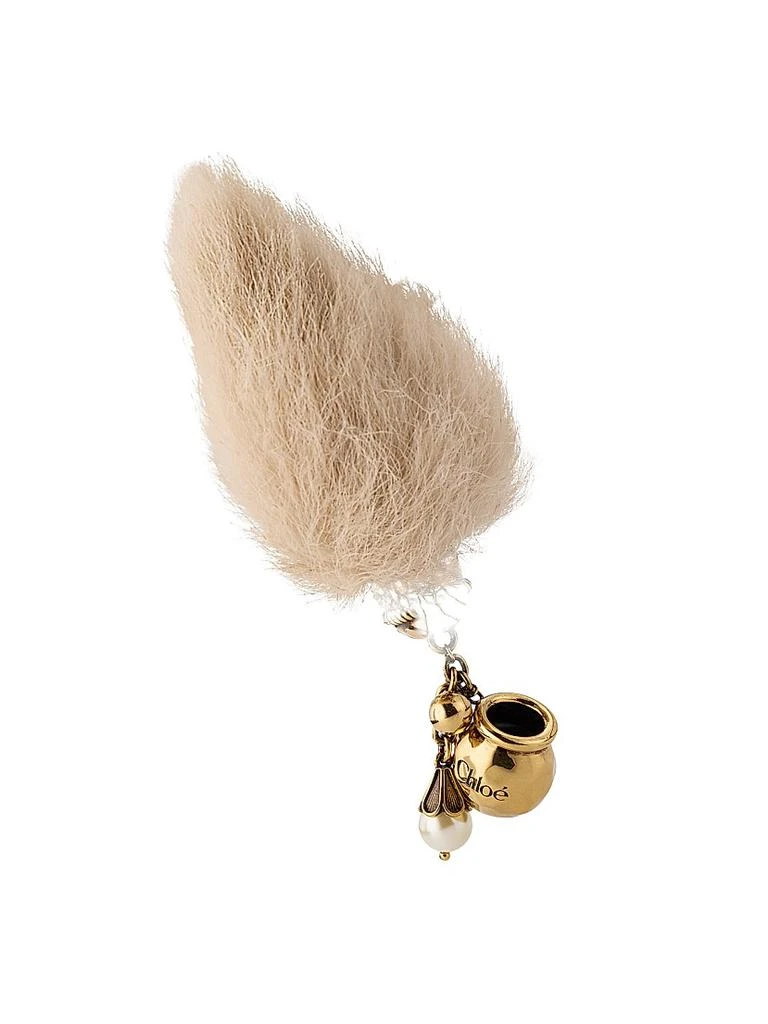 Chloé Shearling Bag Charm