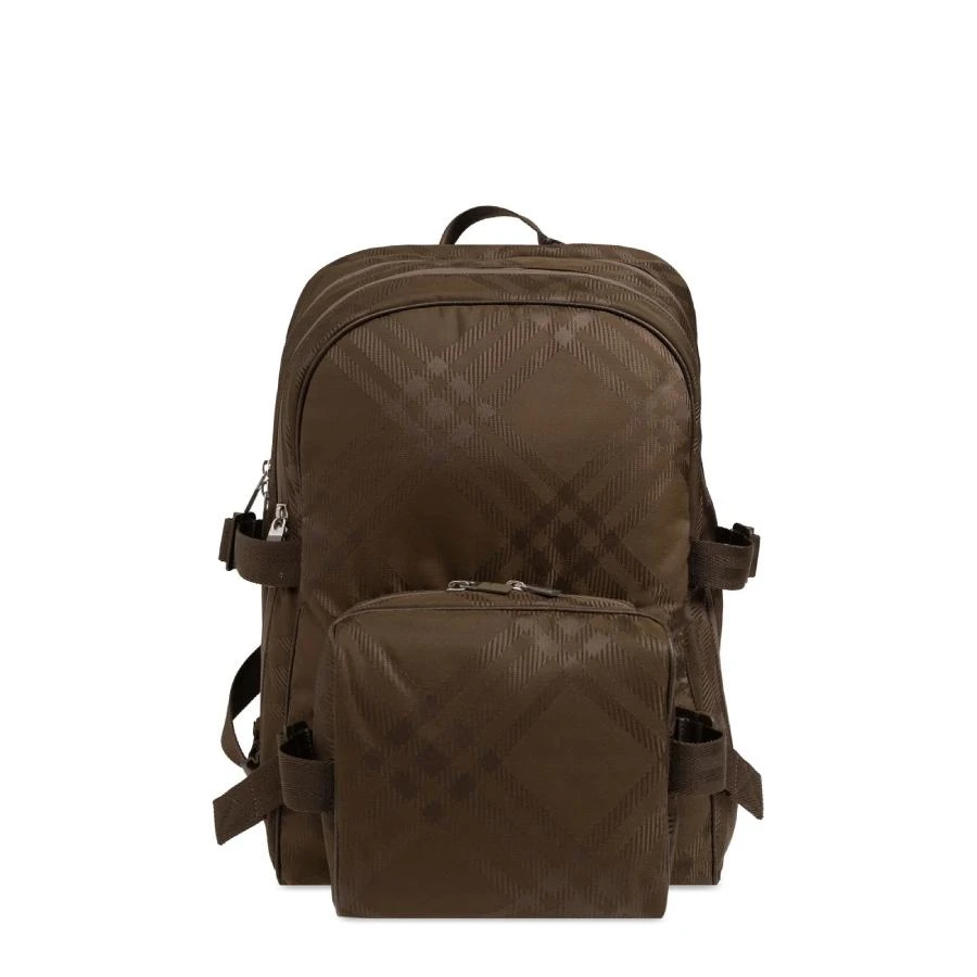 Burberry Burberry Checked Jacquard Zipped-Up Backpack