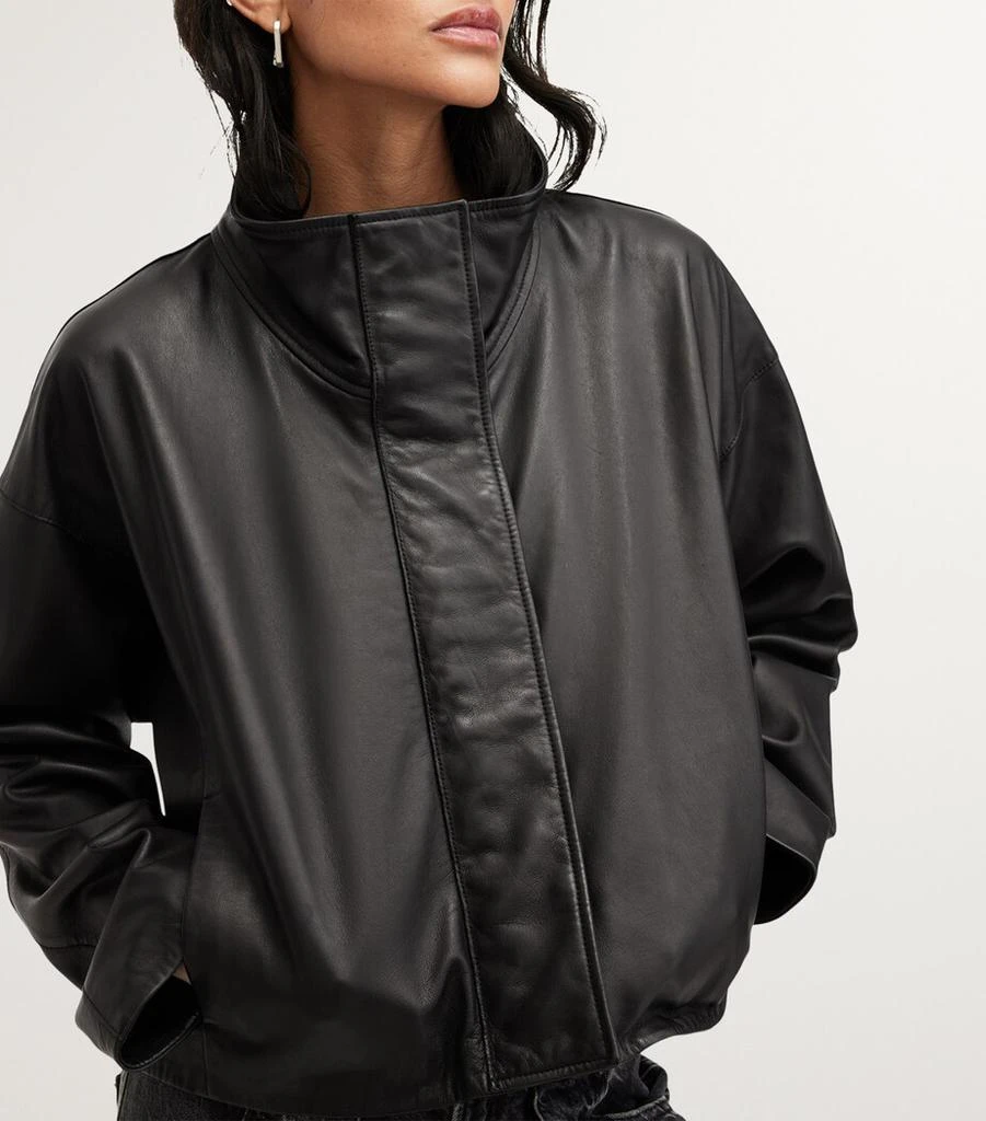 ALL SAINTS Ryder Leather Jacket 6
