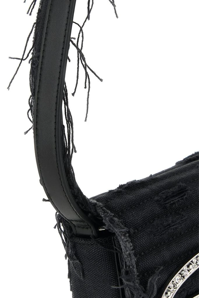Diesel Black denim 1DR shoulder bag 3