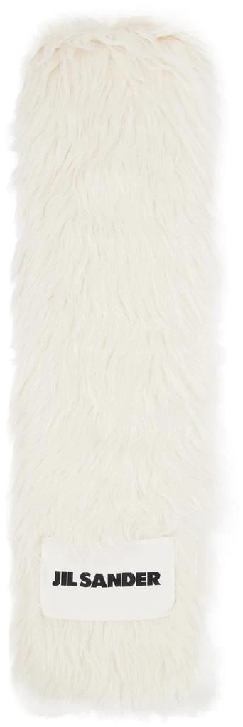 Jil Sander Off-White Alpaca Scarf 1