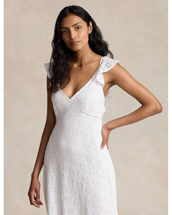 Ralph Lauren Lauren Ralph Lauren Linen Eyelet Maxi Dress 4