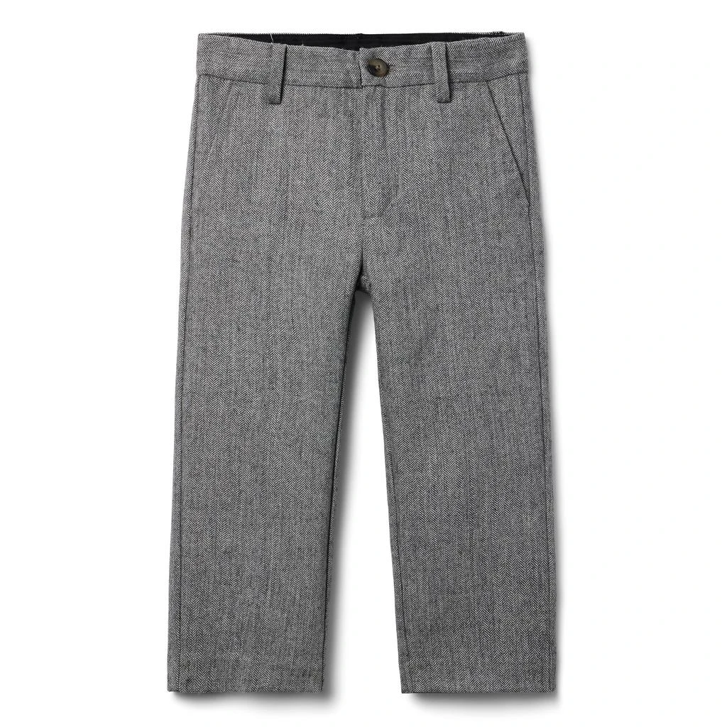 Janie and Jack Herringbone Pants (Toddler/Little Kids/Big Kids) 1