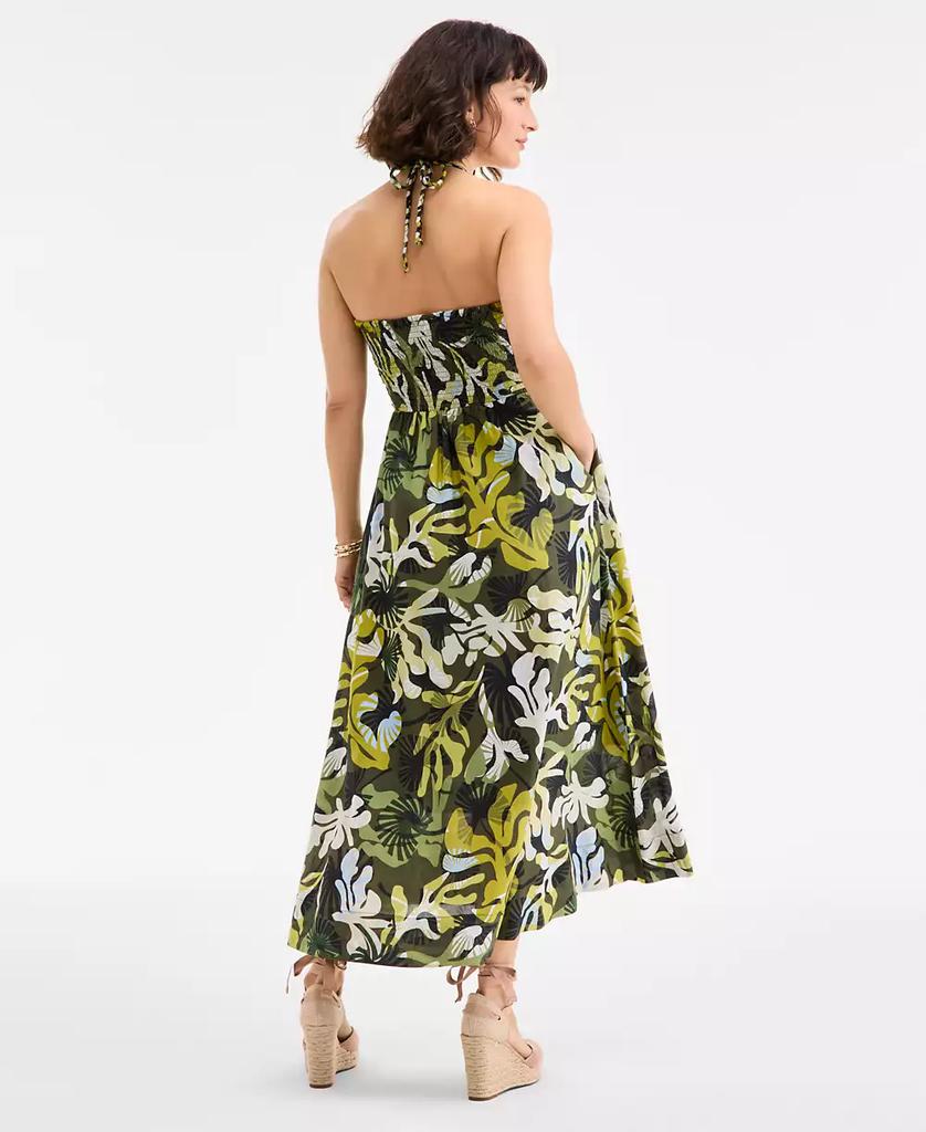 On 34th Women's Braided-Trim Halter Maxi Dress, Exclusively at Macy's