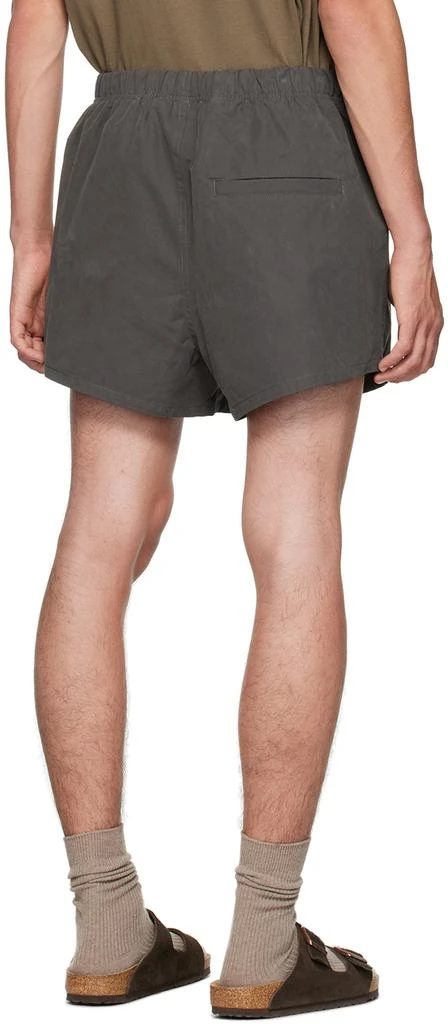 Essentials Gray Cotton Shorts 3