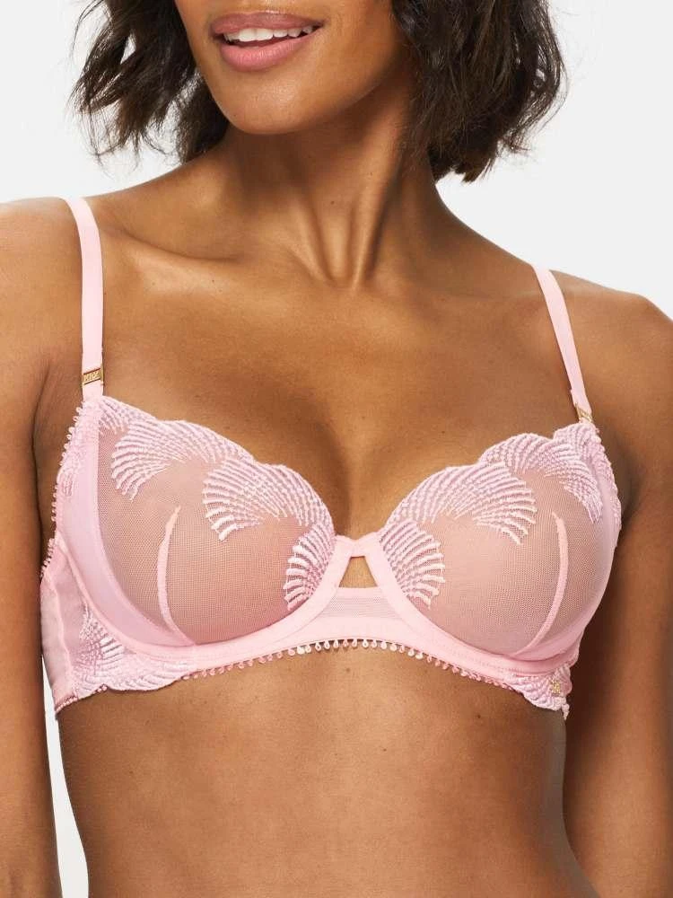 KBX KBX Lana non pad balcony bra in pink 2