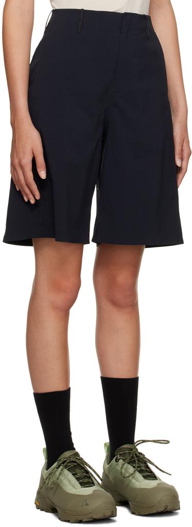 Veilance Black Nave Shorts