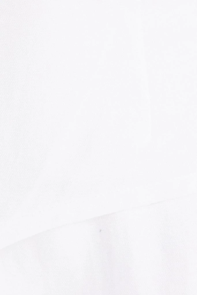 IRO Lodi asymmetric TENCEL™ and linen-blend crepe wrap skirt 4
