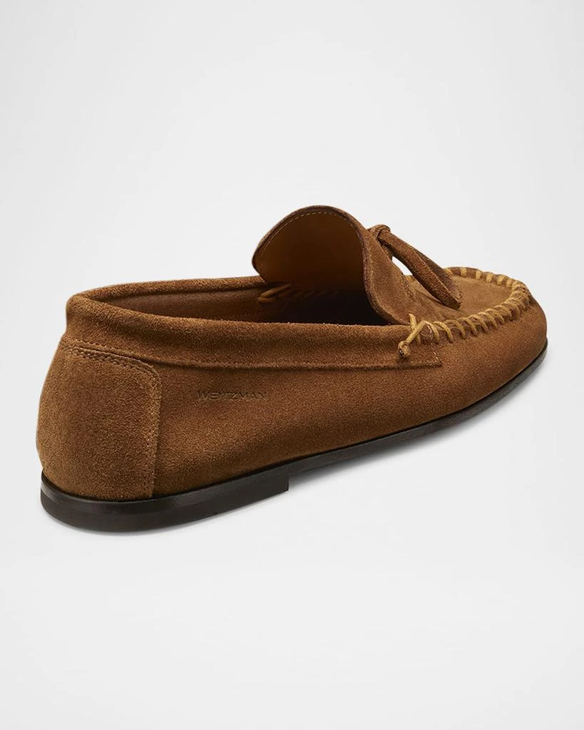Stuart Weitzman Men's Montauk Suede Moccasin Loafers 3