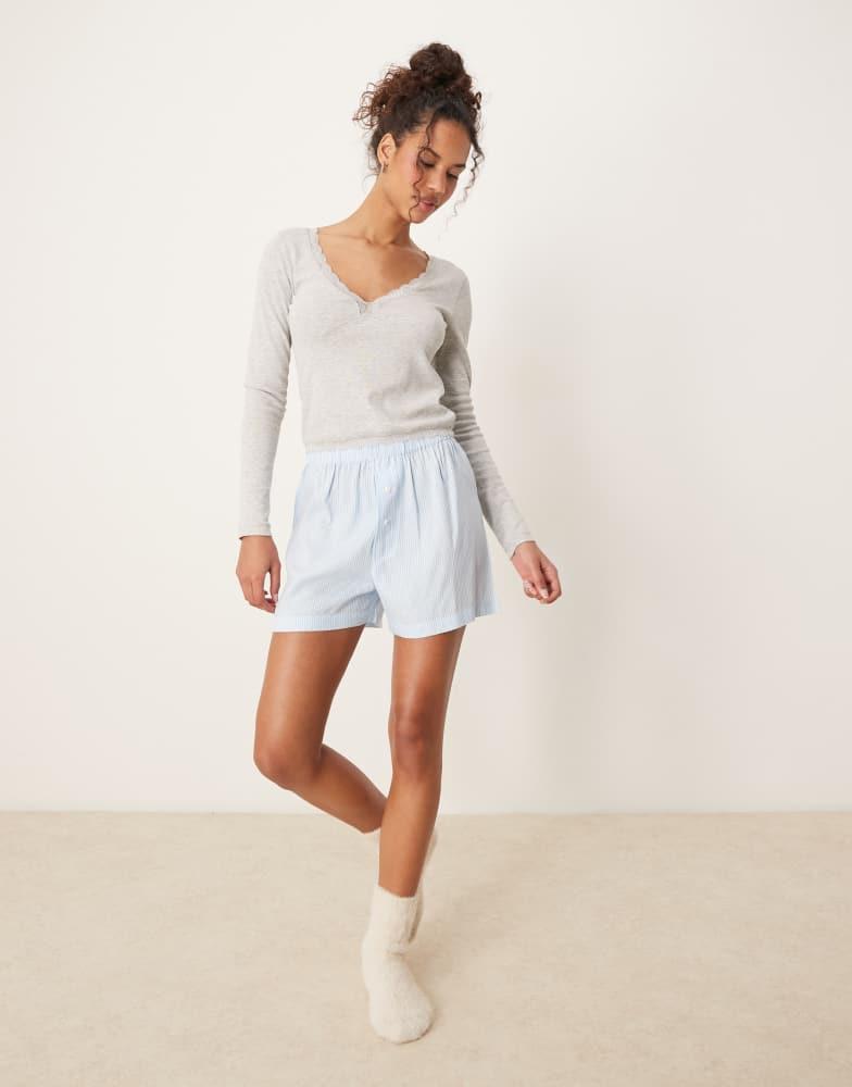 Luna Luna boxer short in blue stripe