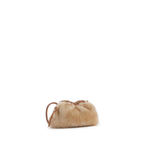 Mansur Gavriel Mini Cloud Clutch shearling handbag