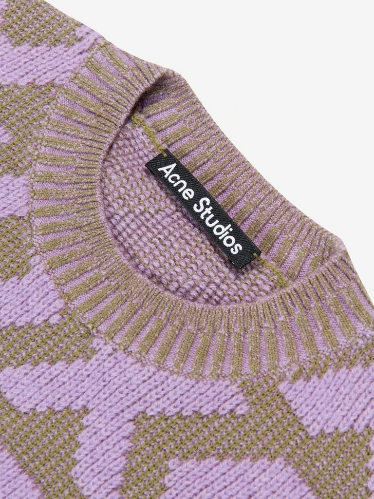 Acne Studios Acne Studios Kids Mini Kozu Jumper in Purple 3