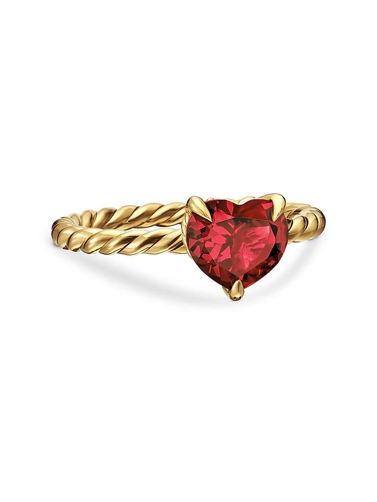 David Yurman Chatelaine Heart Ring in 18K Yellow Gold 1
