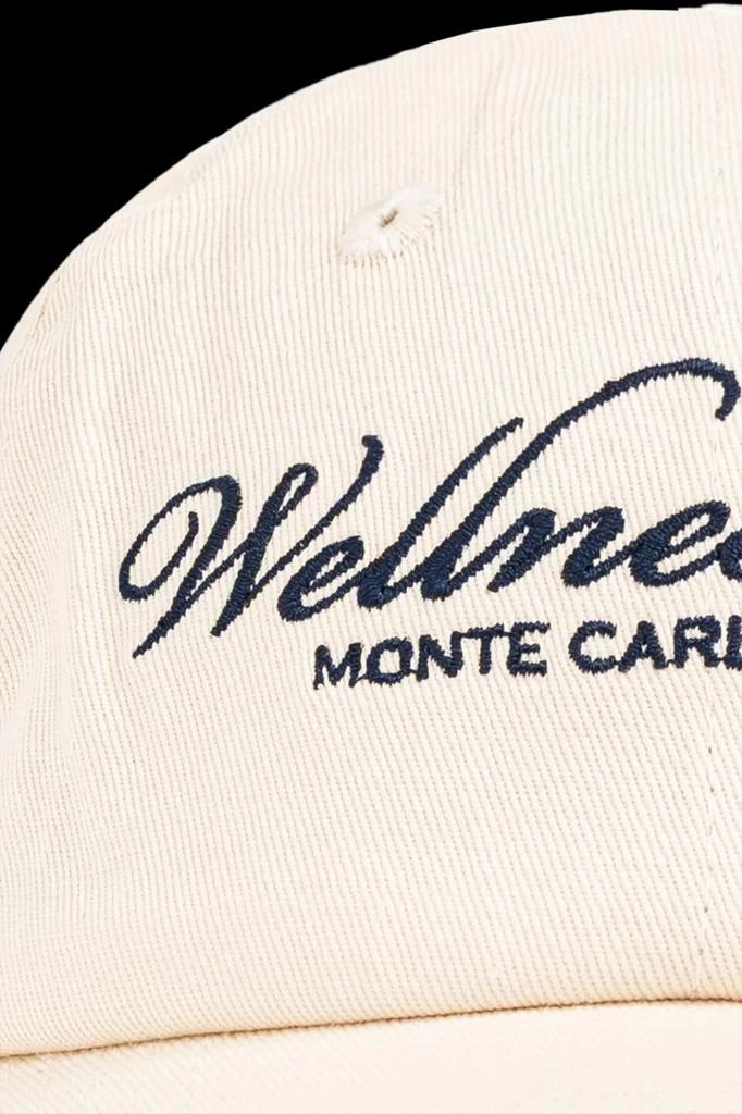 Sporty & Rich Sporty & Rich Logo Detailed Curved Peak Cap 3