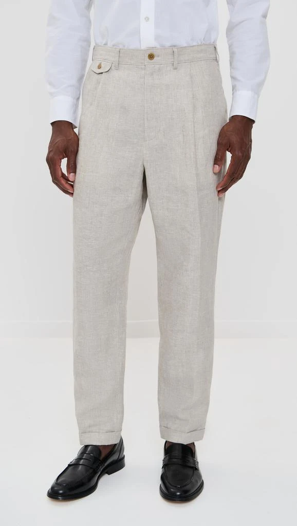 Alex Mill Standard Pleated Pants In Flax Linen 6