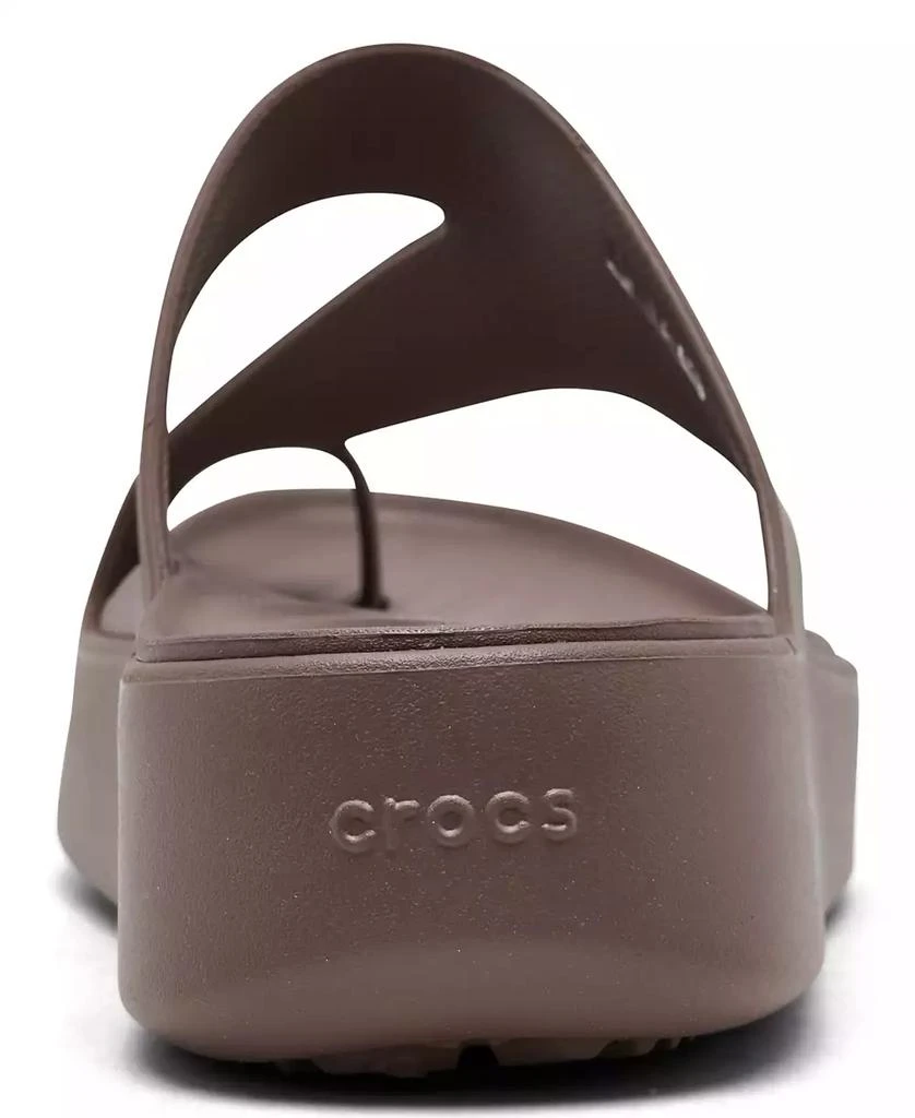 Crocs Women's Getaway Platform Toe Loop Casual Sandals from Finish Line 4