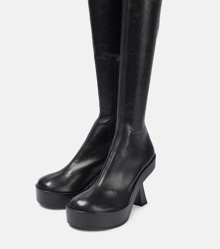 Versace Leather over-the-knee boots 5
