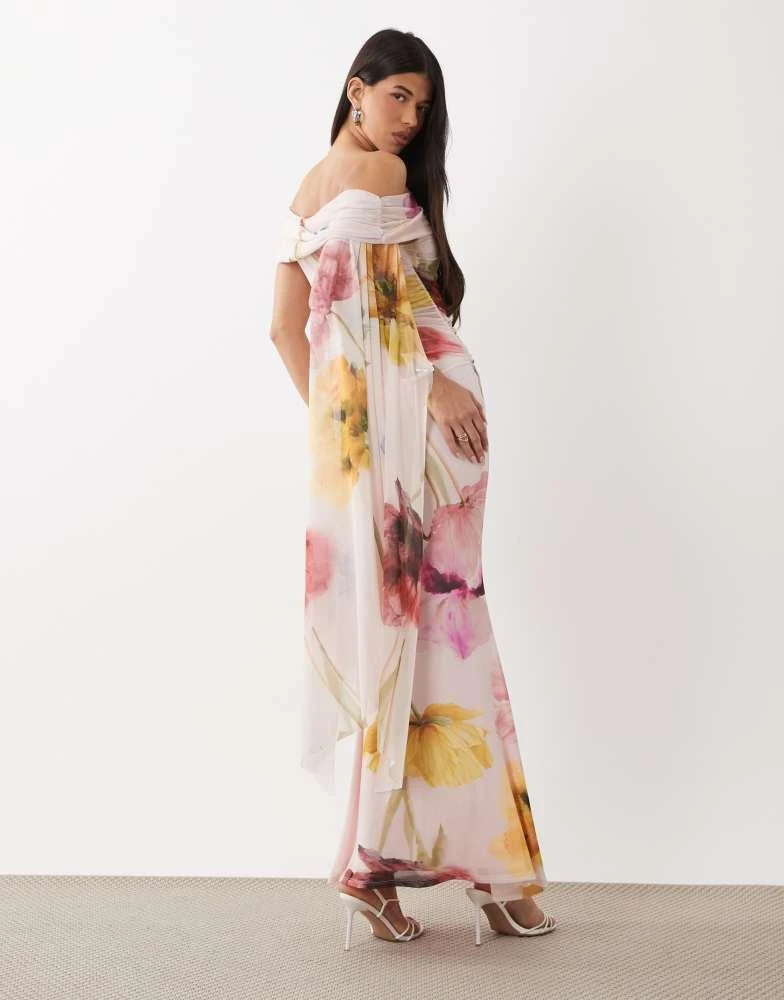 emerald metallic dress Emerald Metallic Long Sleeve Shirring Maxi Dress – Aquarius Brand