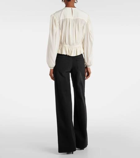 Isabel Marant Gelina crêpe de chine blouse 3